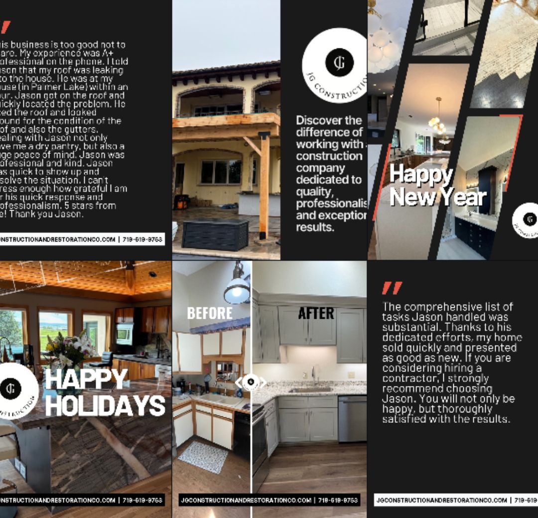 JG Construction, Colorado Springs Remodeling and Restoration social media